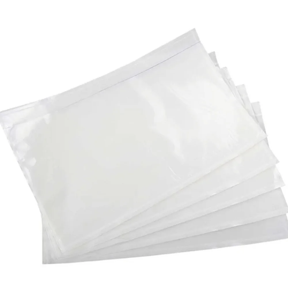 Clear Adhesive Shipping Label Pouches Pack of 50